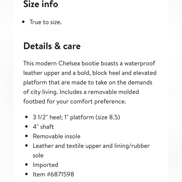 Sorel Brex Waterproof Platform Chelsea boot - Picture 8 of 9